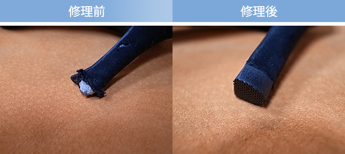 ピンヒール修理前・修理後